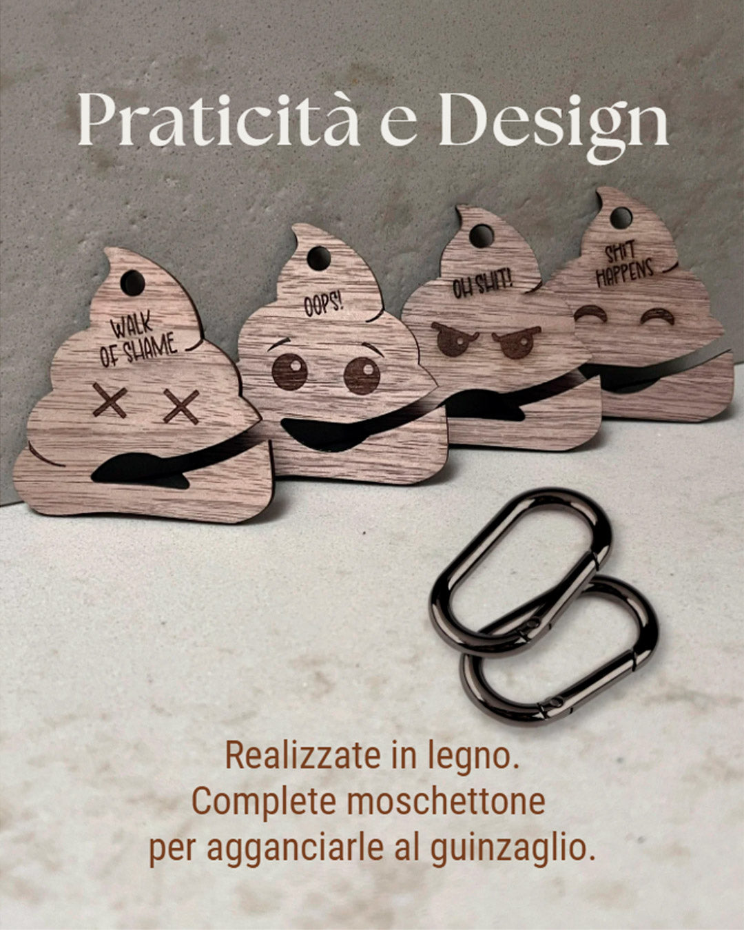 PooFaces – Porta Sacchetti da Passeggiata