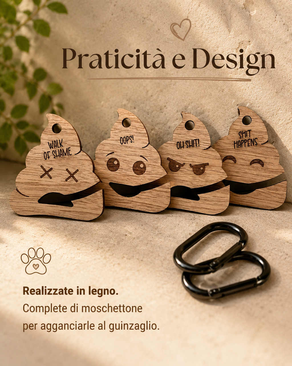 PooFaces – Porta Sacchetti da Passeggiata
